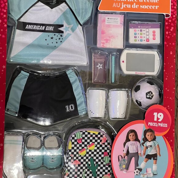 American Girl® Truly Me™ Doll #82 and School Day to Soccer Play set - Picture 8 of 10